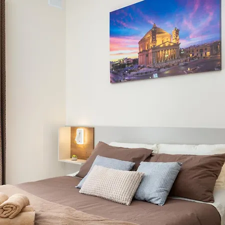 Apartment Edka - Modern Sunlit 2bd With Balconies - Close To Sliema Promenade, St Julian's & St Georges Bay