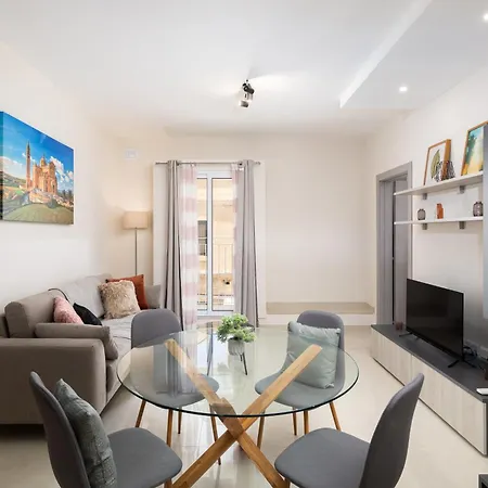 Appartement Edka - Modern Sunlit 2bd With Balconies - Close To Sliema Promenade, St Julian's & St Georges Bay *